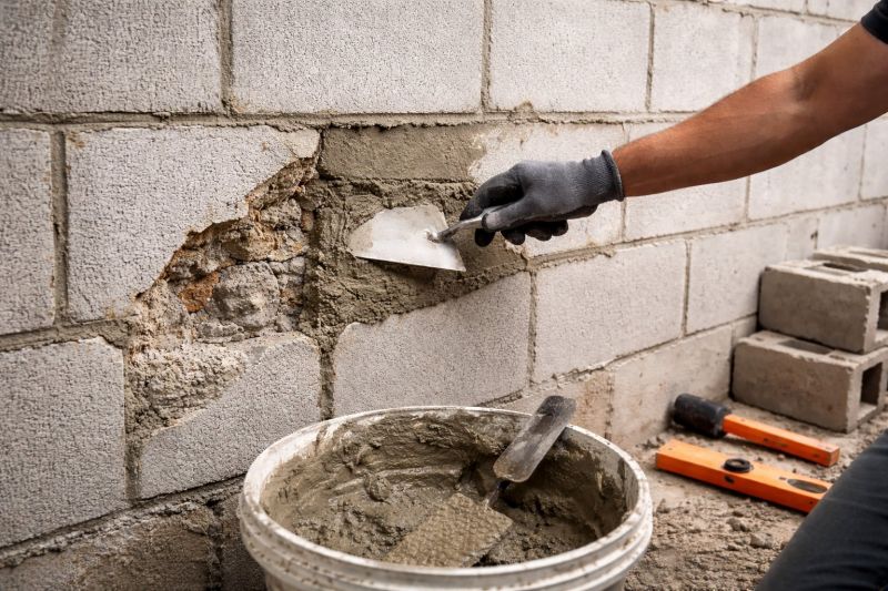 Block Wall Repair in Buncombe County, NC