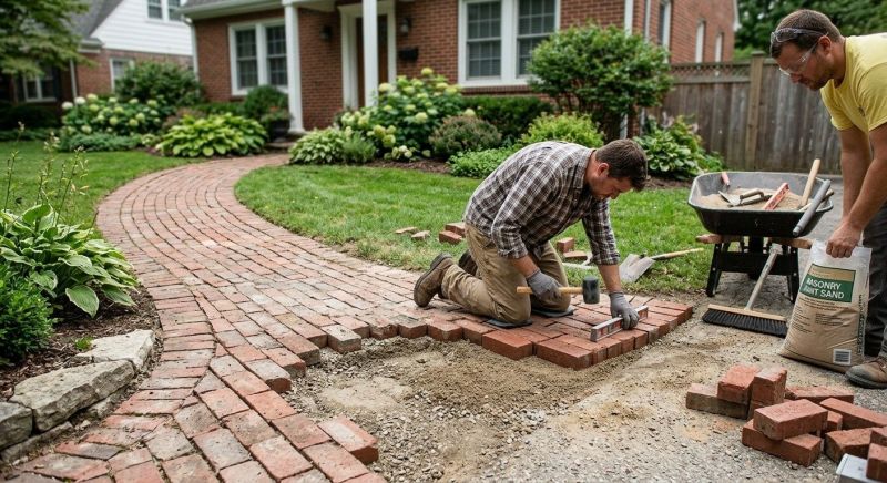 Brick Flatwork Repair in Flat Rock, NC
