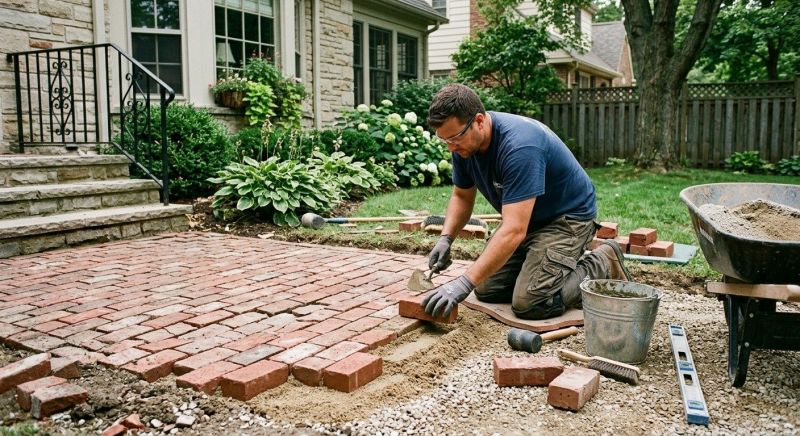 Brick Flatwork Repair in Fletcher, NC