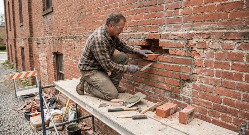 Brick Stairs Repair in Fairview, NC