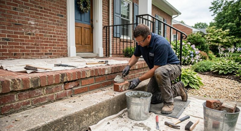 Brick Stairs Repair in Zirconia, NC