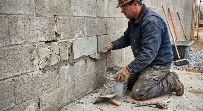 Brick Wall Repair in Flat Rock, NC