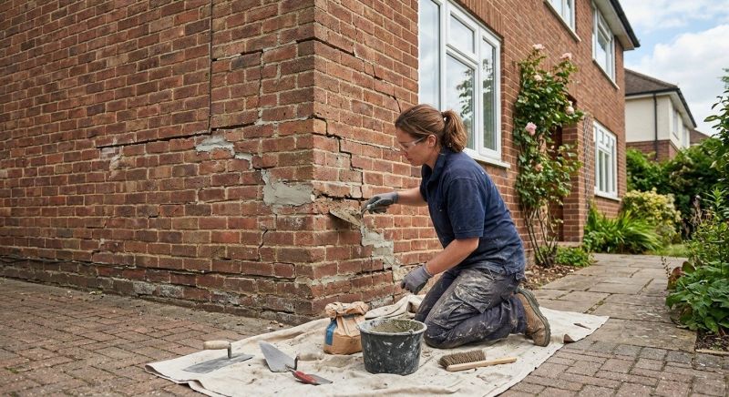 Brick Wall Repair in Fletcher, NC