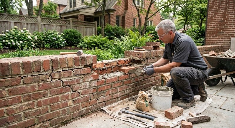 Brick Wall Repair in Leicester, NC