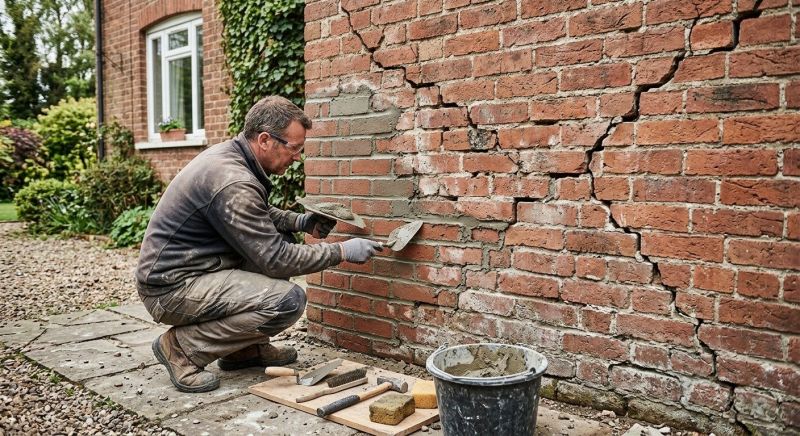 Brick Wall Repair in Mill Spring, NC