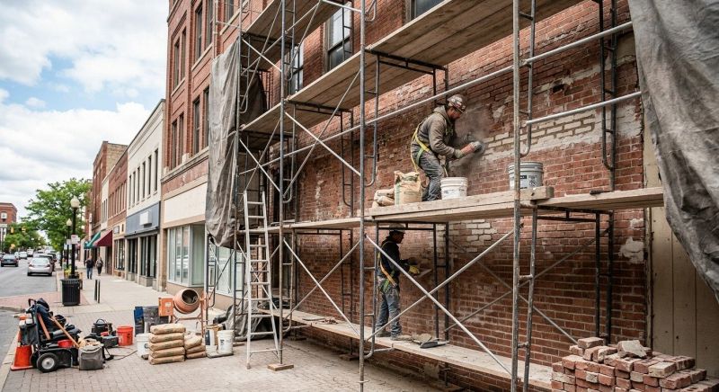 Commercial Masonry Repair in Hendersonville, NC