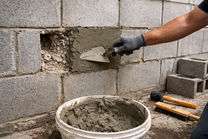 Concrete Block Repair in Saluda, NC