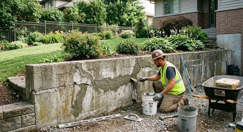 Retaining Wall Repair in Asheville, NC