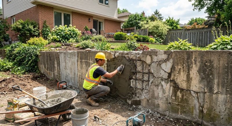 Retaining Wall Repair in Etowah, NC