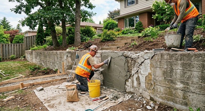 Retaining Wall Repair in Fletcher, NC