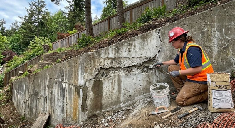 Retaining Wall Repair in Landrum, SC