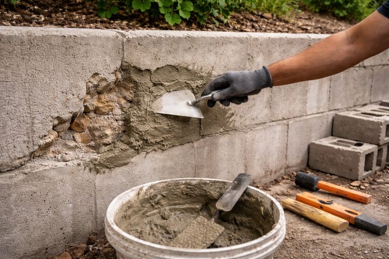Retaining Wall Repair in Hendersonville, NC