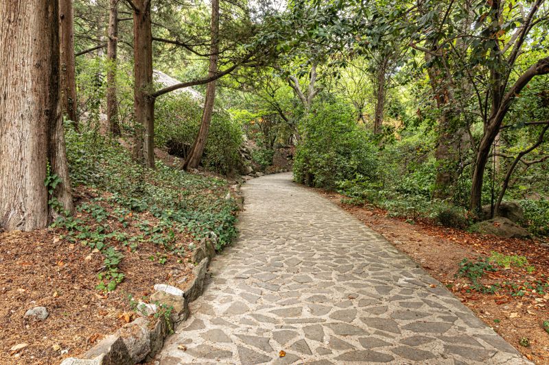 Stone Walkway Repair in Hendersonville, NC