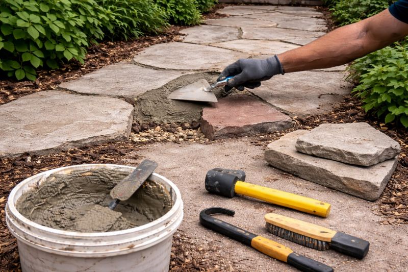 Stonework Repair in Black Mountain, NC