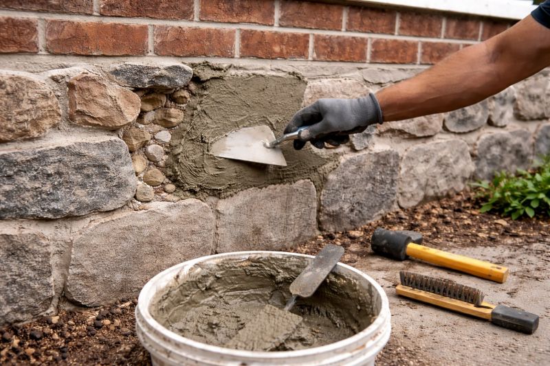 Stonework Repair in Buncombe County, NC