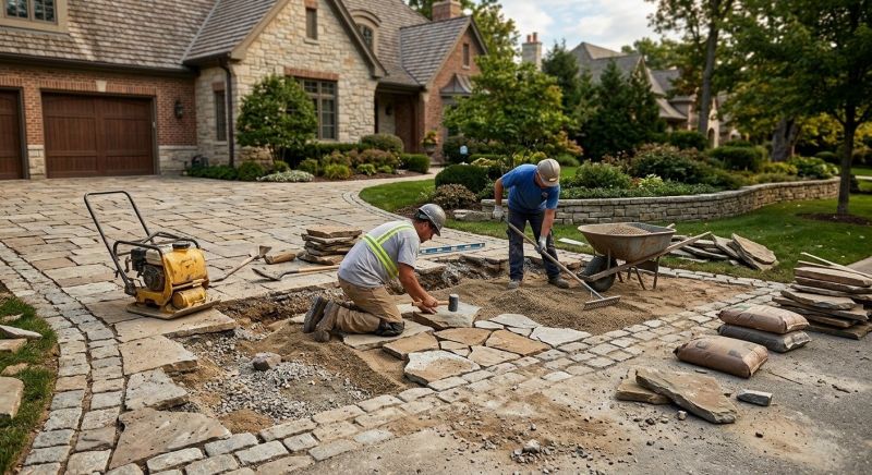 Brick Driveway Repair